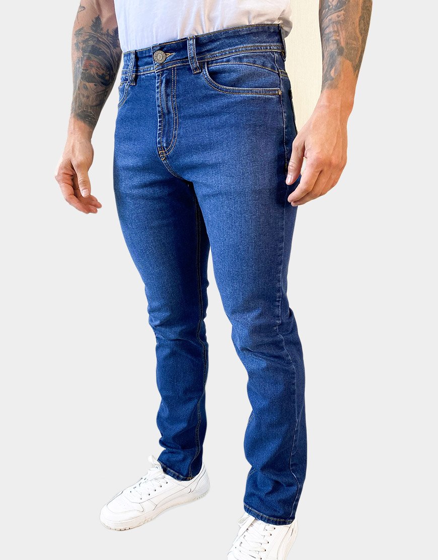 Jean Hombre RUSH Regular Fit Denim Stretch Confort Clásico