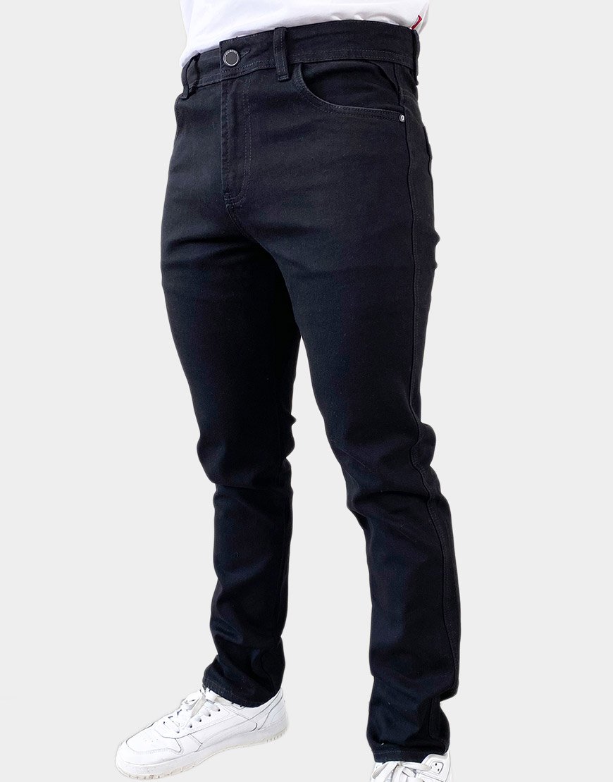 Jean Hombre RUSH Regular Fit Denim – Negro
