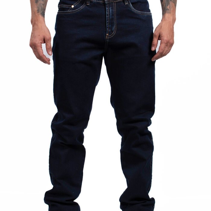 Jean Hombre Regular Fit Corte Recto Índigo – Azul Oscuro