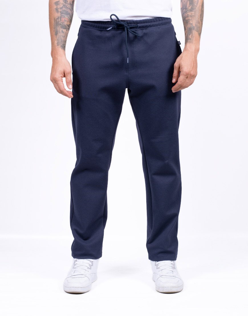 Pantalón Hombre Deportivo Regular Fit Stretch con Cordón – Navy