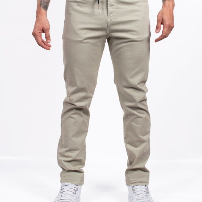 Pantalón Hombre Drill Relaxed Fit con Cordón