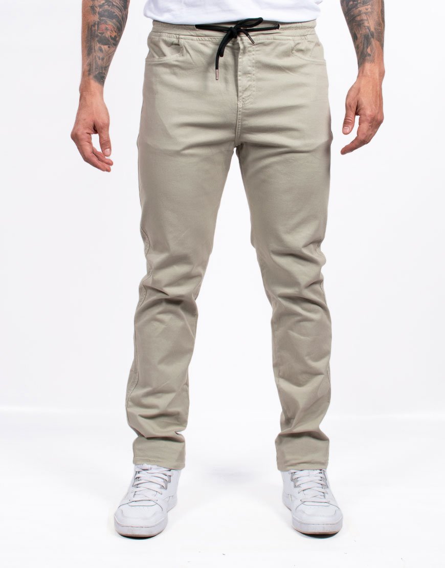 Pantalón Hombre Drill Relaxed Fit con Cordón