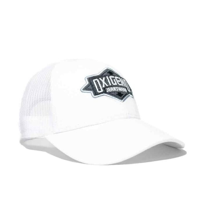 Gorra Trucker Oxígeno Jeanswear Malla – Blanca