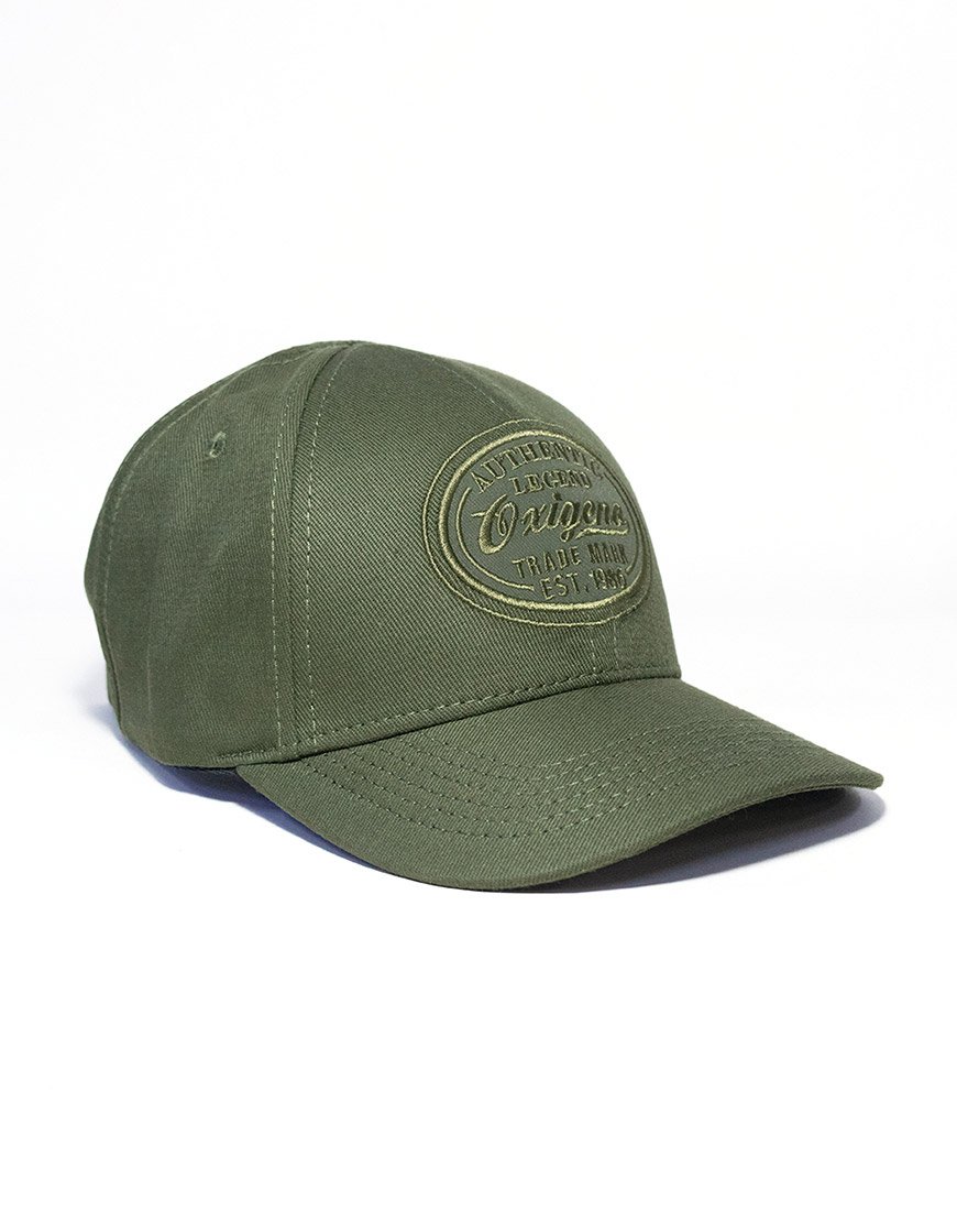 Gorra Bordada Oxígeno Classic Authentic Legend – Verde Militar