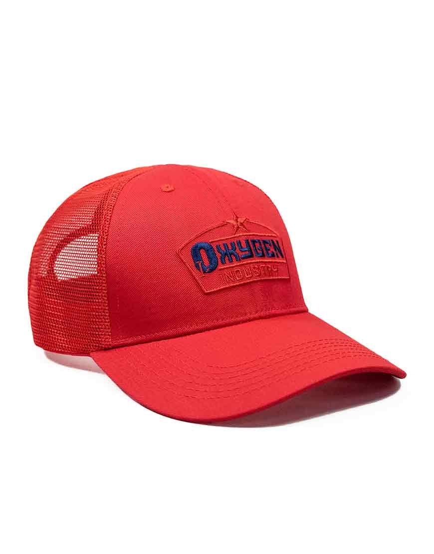 Gorra Trucker Oxygen Industry Malla – Roja