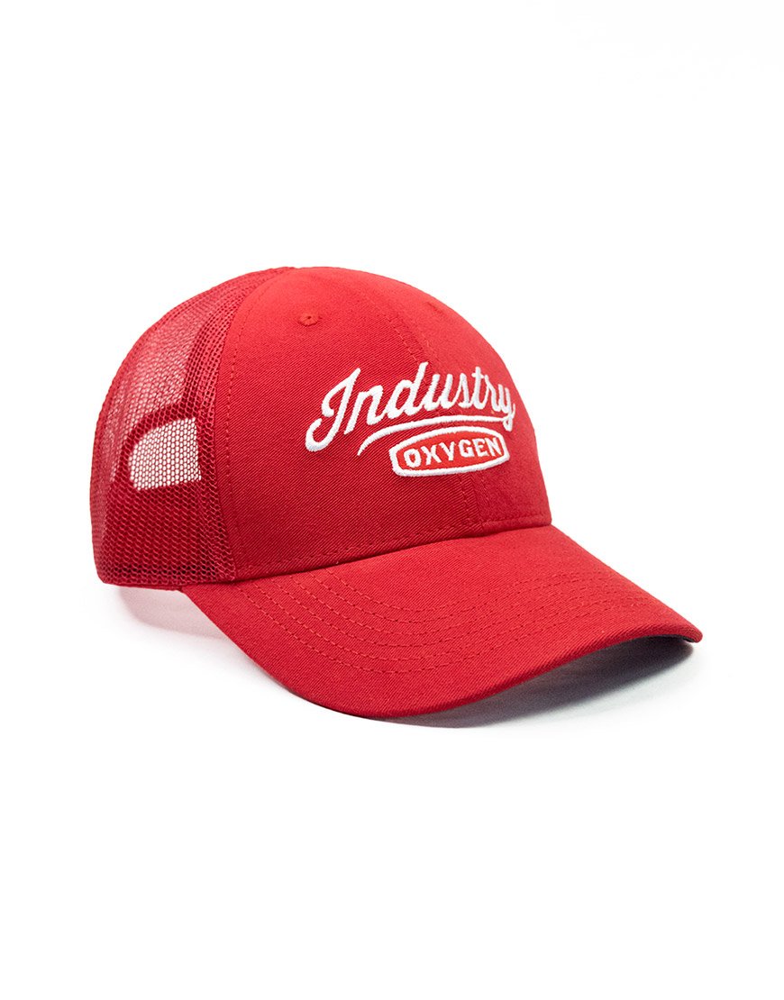 Gorra Trucker Industry Oxygen Malla – Roja
