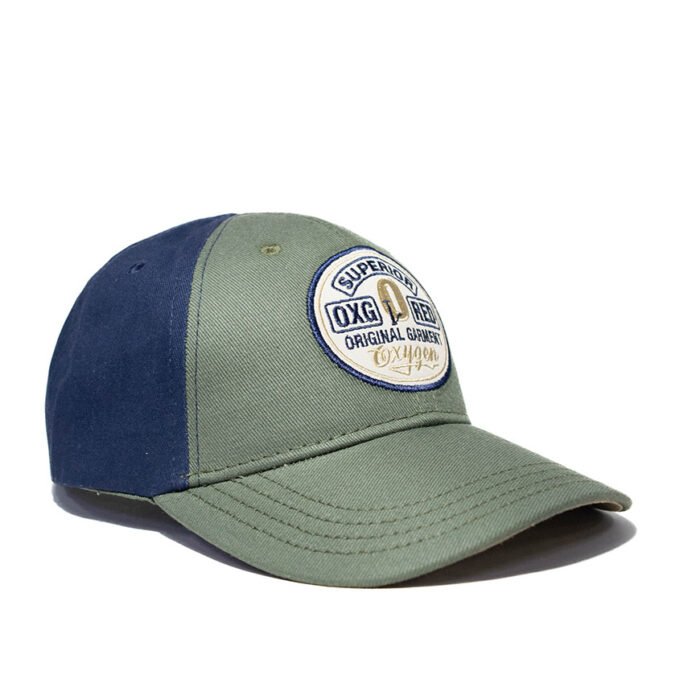Gorra Superior Original Algodón Bicolor – Verde Azul