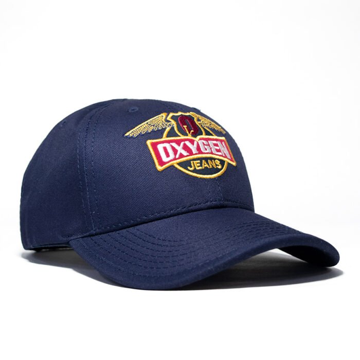 Gorra Bordada Oxygen Jeans Escudo Alas – Azul Navy