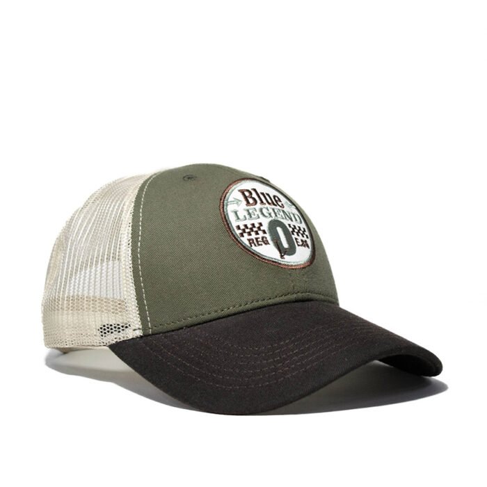 Gorra Trucker Blue Legend – Verde Oliva Negro