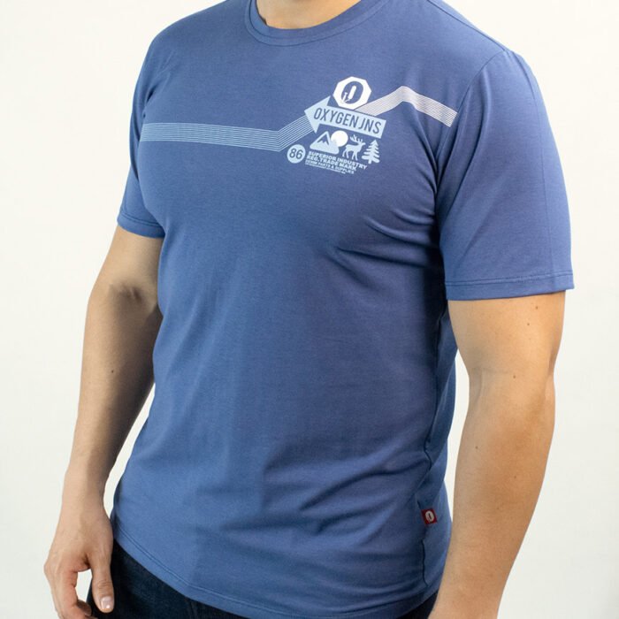 Camiseta Hombre Regular Fit Oxygen Outdoor Algodón