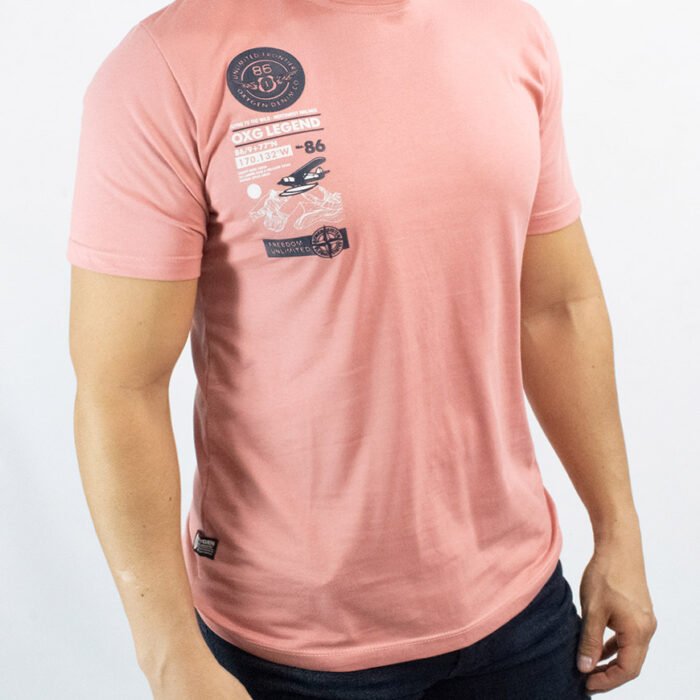 Camiseta Hombre Regular Fit OXG Legend Aviation Algodón