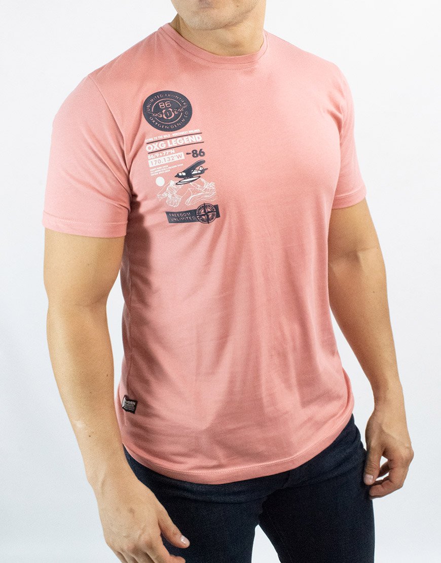 Camiseta Hombre Regular Fit OXG Legend Aviation Algodón