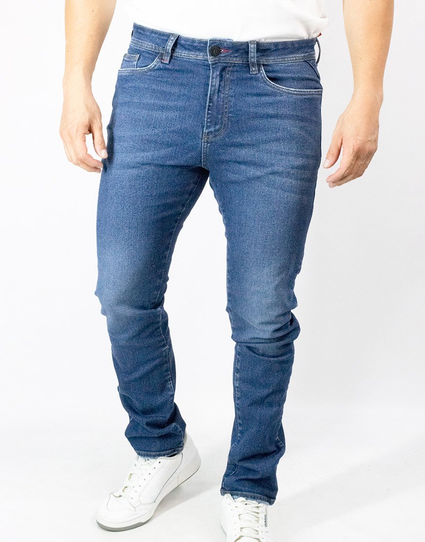 Jean Hombre Regular Fit RUSH Stretch Denim Elástico