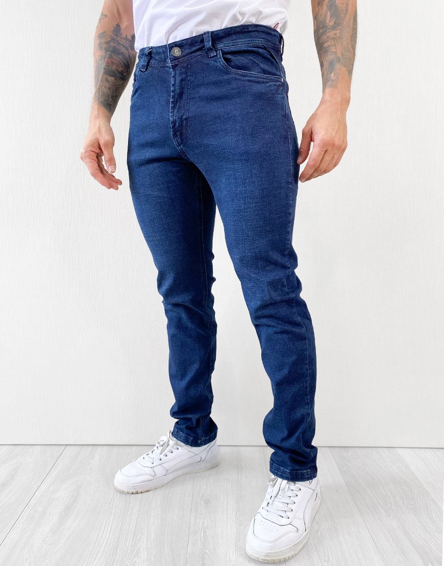 Jean Hombre Regular Fit RUSH Stretch Denim Elástico