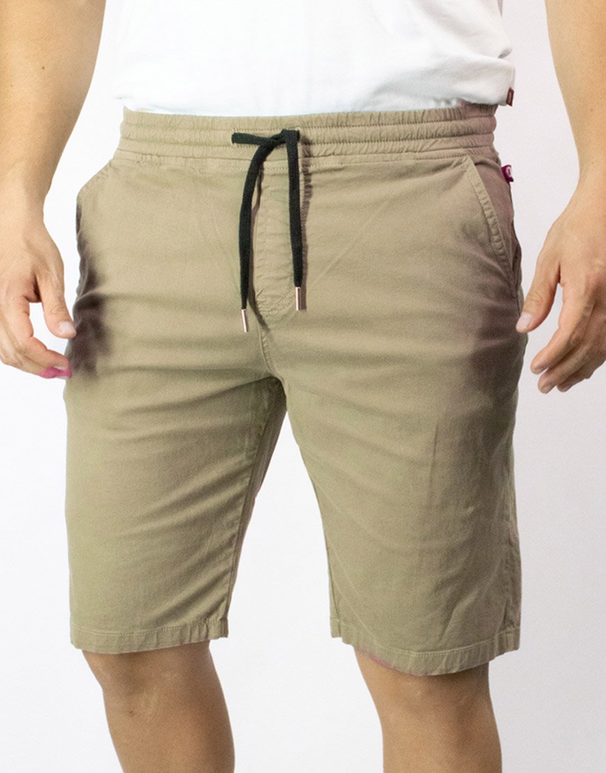 Bermuda Hombre Drill Slim Fit Talle Medio