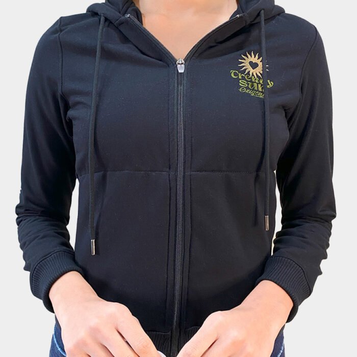 Buso Mujer Charming Sun Algodón Perchado Cierre Frontal – Negro
