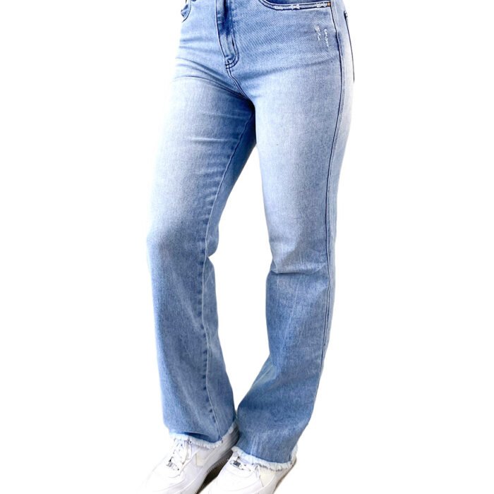 Jean Mujer Fit Freedom Wide Leg – Azul Claro