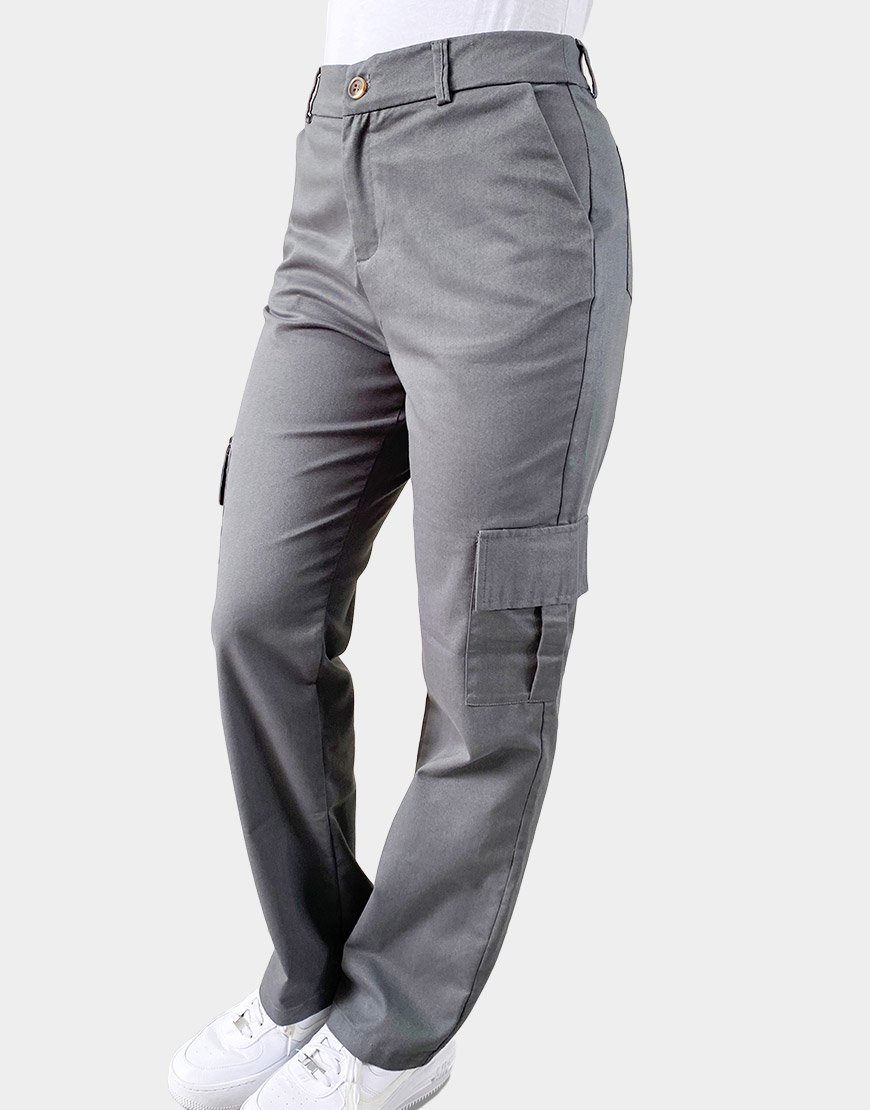 Pantalón Cargo Dama City Expedition Drill Flex – Gris Plomo