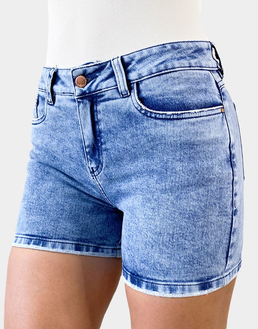 Short Mujer Denim Azure Flex