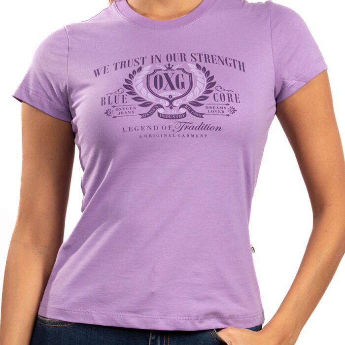Camiseta Mujer Legend of Tradition Algodón Premium – Lila