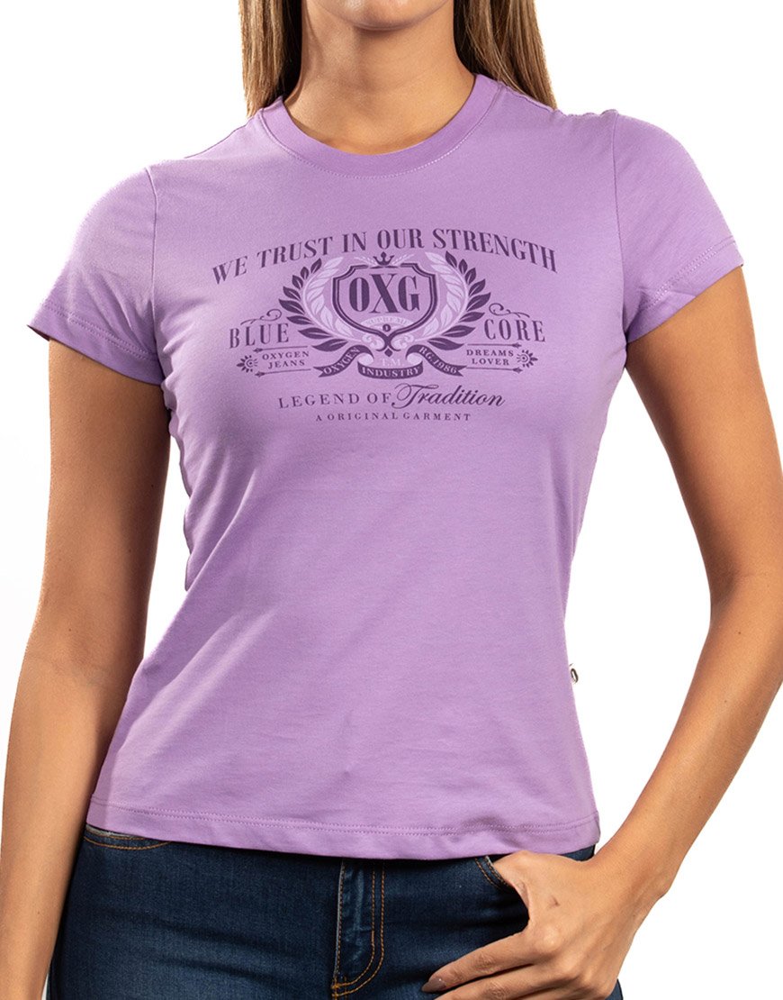 Camiseta Mujer Legend of Tradition Algodón Premium – Lila