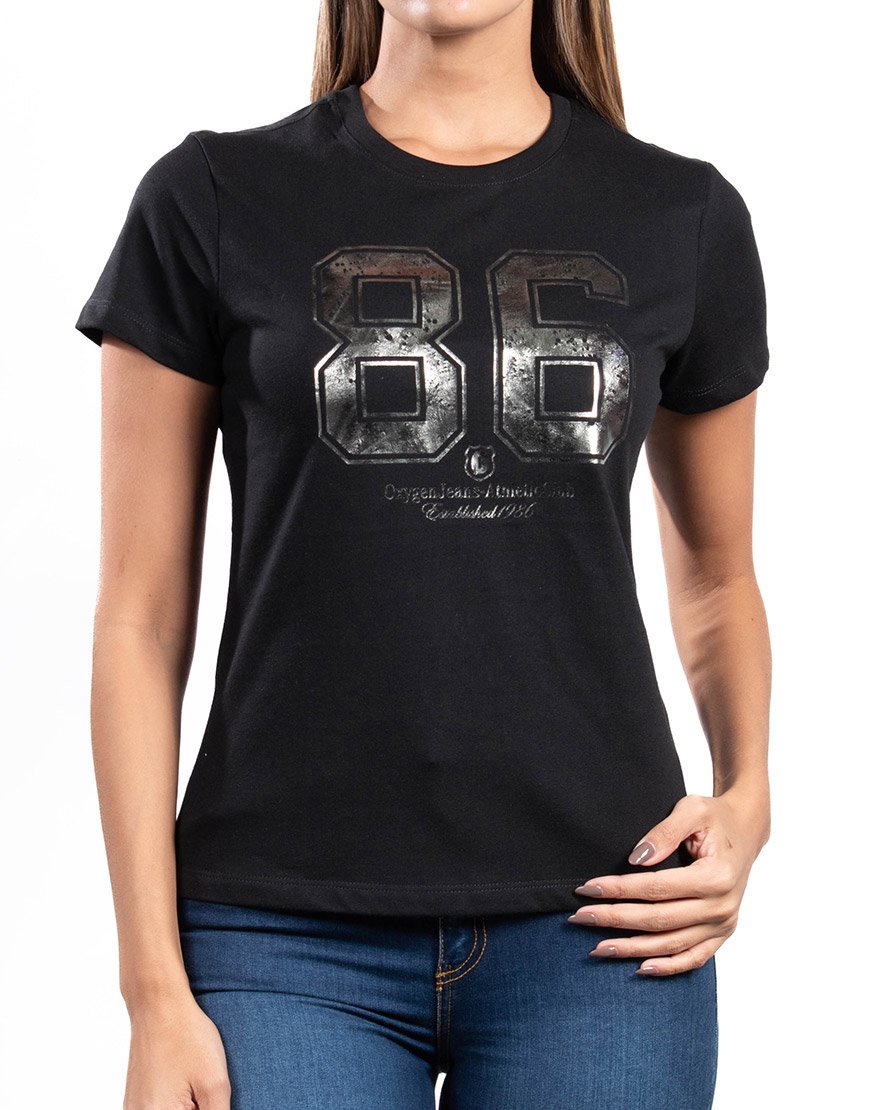 Camiseta Mujer Athletic Club 86 – Negra