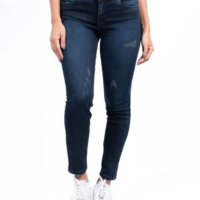 Jean Dama Essential Skinny Denim Flex – Azul Oscuro