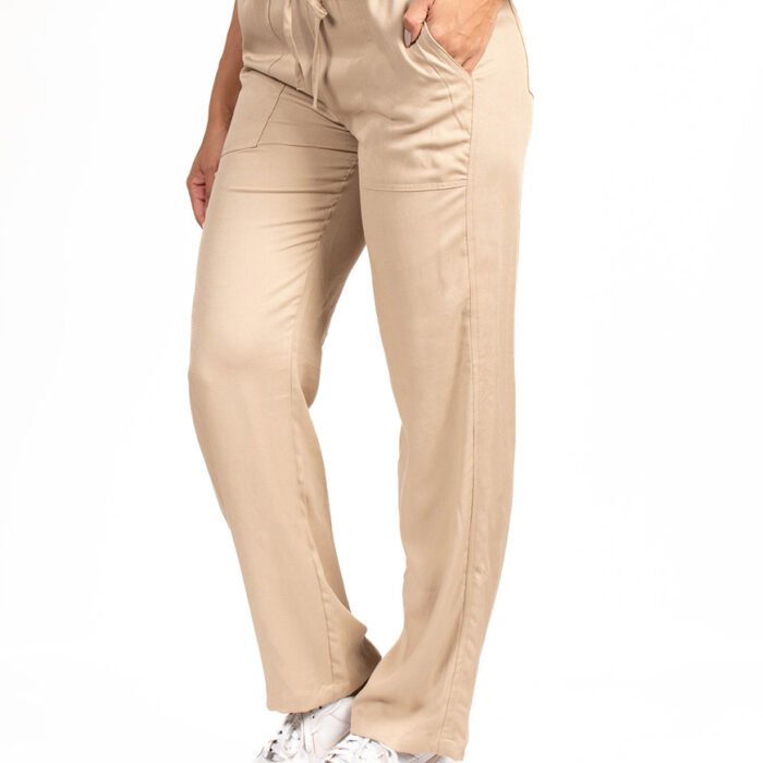 Pantalón Mujer Fluido Cordón Ajustable