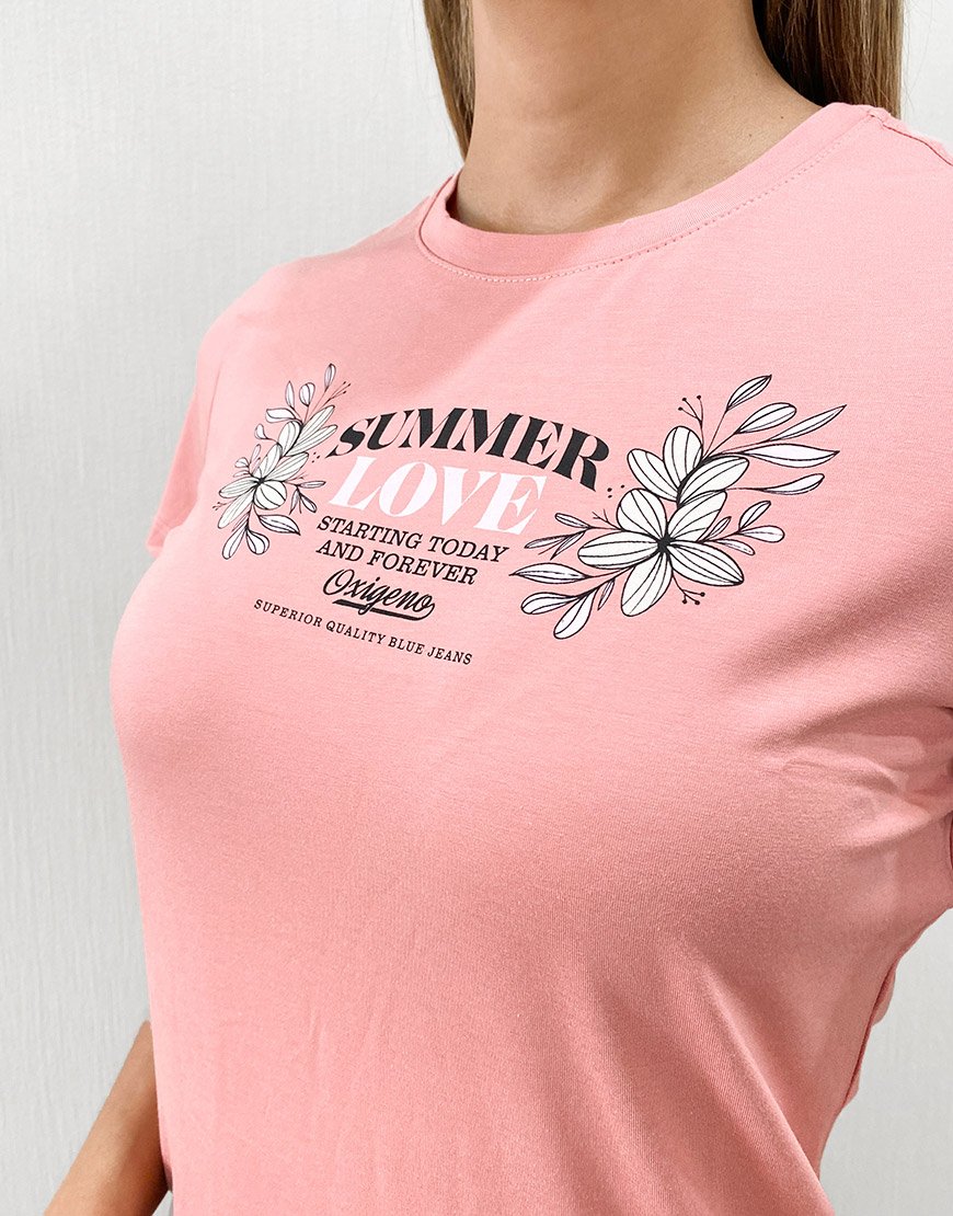 Camiseta Mujer Estampada Summer Love