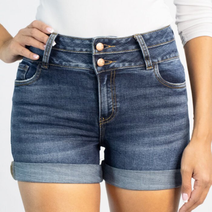 Short Mujer Denim Vintage Blue – Azul Medio