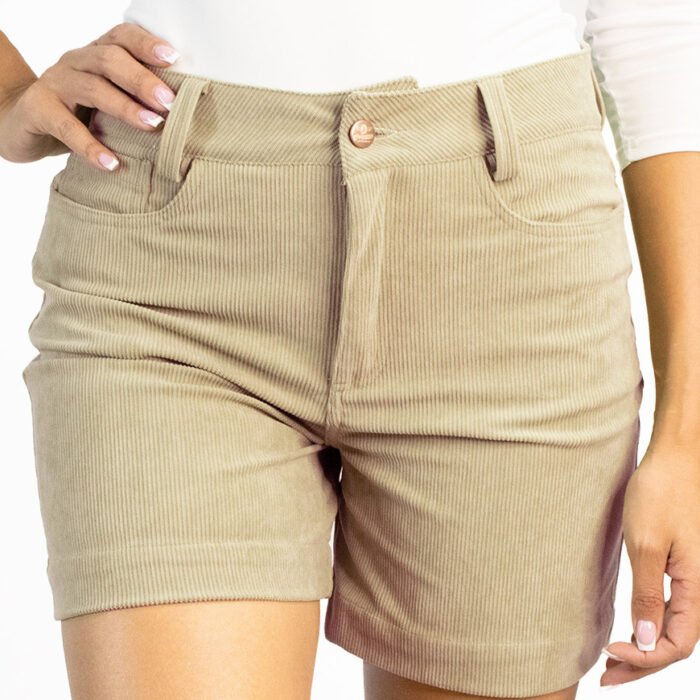 Short Mujer Corduroy Soft Cord Texturizado