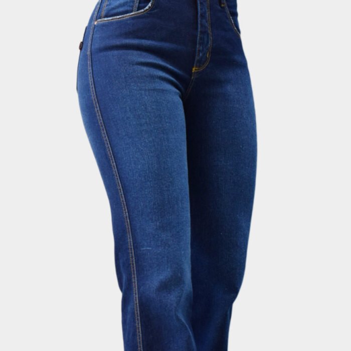 Jean Mujer Denim Slim-Wide – Azul Profundo