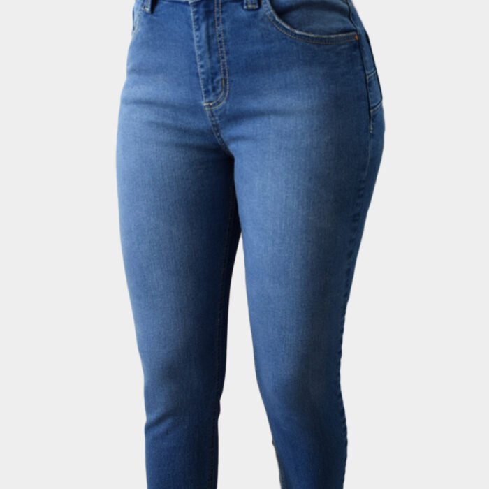 Jean Mujer Mid-Blue Skinny High Rise – Azul Medio