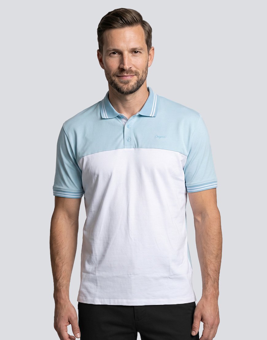 Polo Hombre Premium de Diseño en Bloque