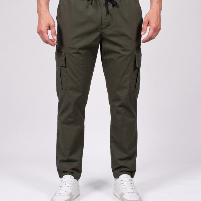 Pantalón Cargo Hombre Antifluido Ajustable