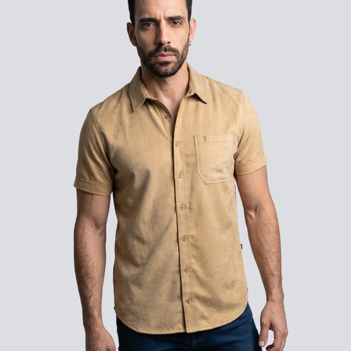 Camisa Hombre Casual Premium Regular Fit Manga Corta