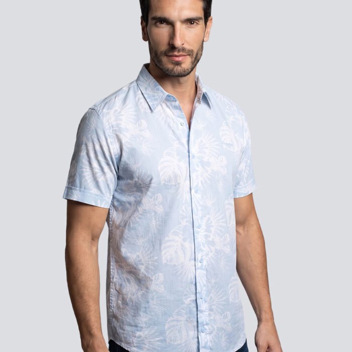 Camisa Hombre Playera En Algodón Liviano
