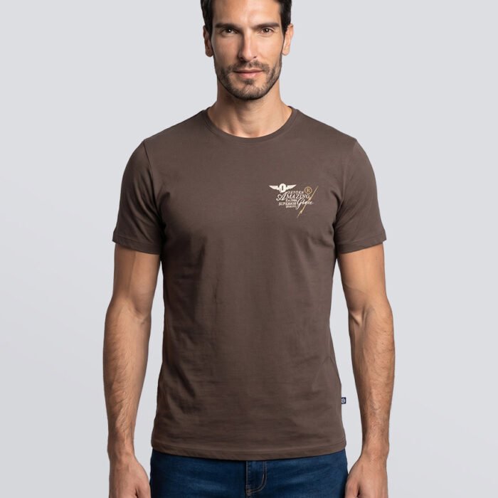 Camiseta Regular Estampada para Hombre