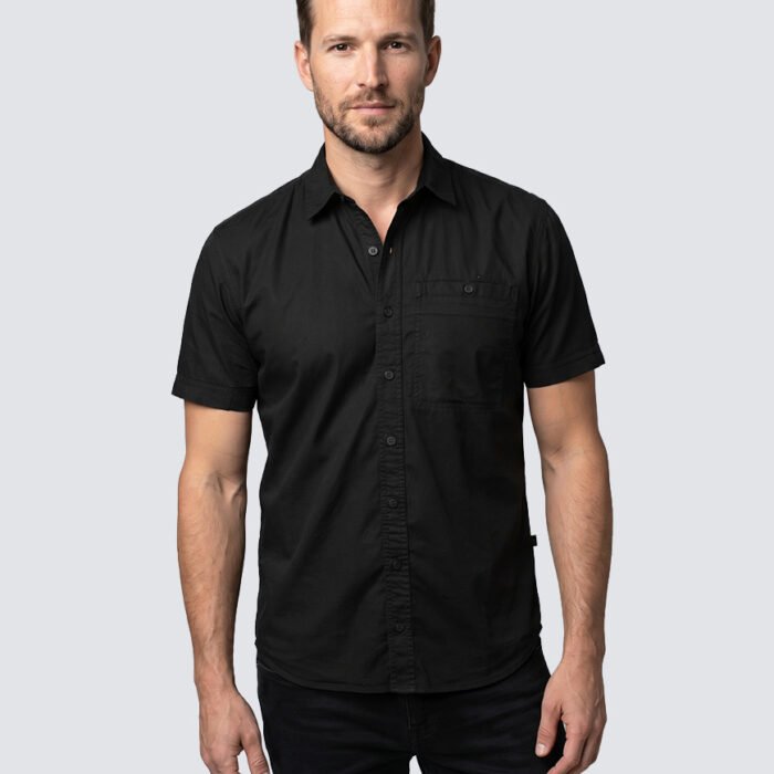 Camisa Hombre Casual Premium Manga Corta con Bolsillo