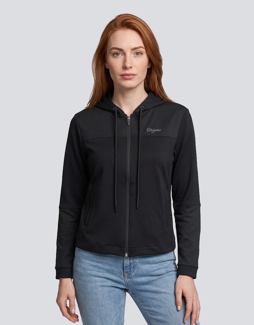 Chaqueta Mujer Híbrida con Capucha